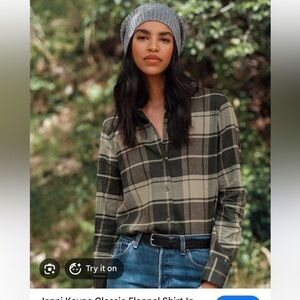 Jenni Kayne Green Flannel